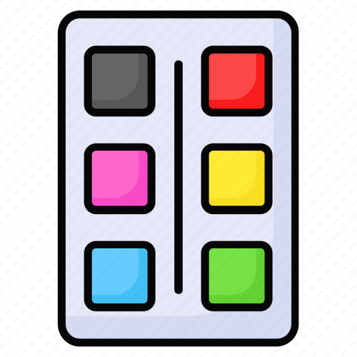 Color, palette, brush, painting, plate, colors, tool icon - Download on Iconfinder