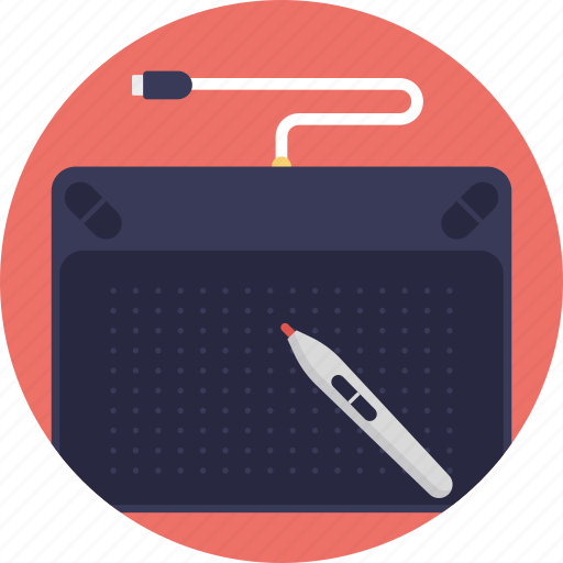 Electronic sketch pen, graphics designing, sketch pad, sketching software, virtual drawing icon - Download on Iconfinder