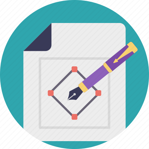 Complex drawing, fountain pen, geometric designs, ink pen, intricate patterns icon - Download on Iconfinder