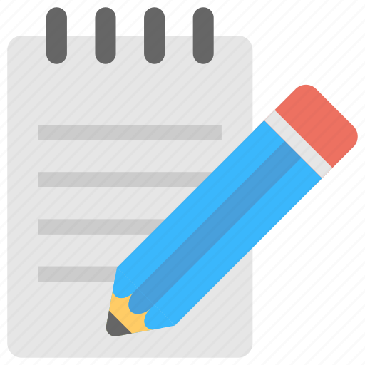 Jotter, notebook, notepad, scratch pad, text editor icon - Download on Iconfinder
