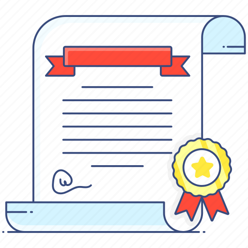 Certificate, diploma, degree, achievement, reward icon - Download on Iconfinder