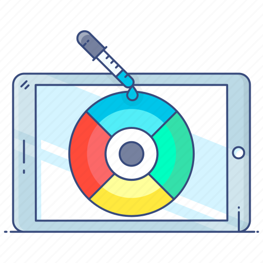 Wheel, hue wheel, color wheel, color circle, chromatic circle, editing tool icon - Download on Iconfinder