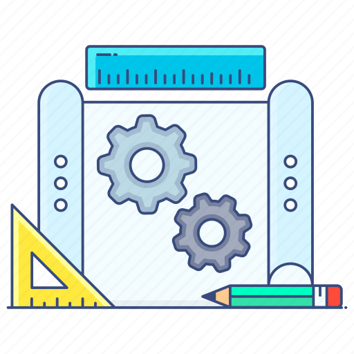 Prototyping, draft engineering, drafting, blueprint, file management icon - Download on Iconfinder