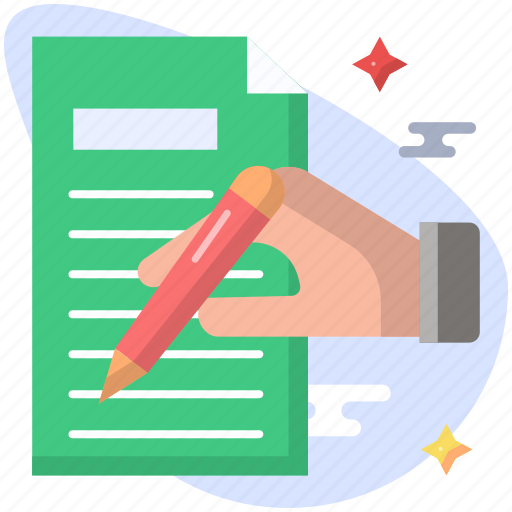 Checklist, list, hand, pencil, document, file, report icon - Download on Iconfinder