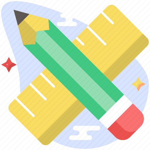 Cm, inch, measure, pen, pencil, ruler, scale icon - Download on Iconfinder