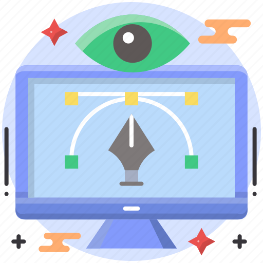 Advertising, eye, impression, view, visible, television, television advertisement icon - Download on Iconfinder