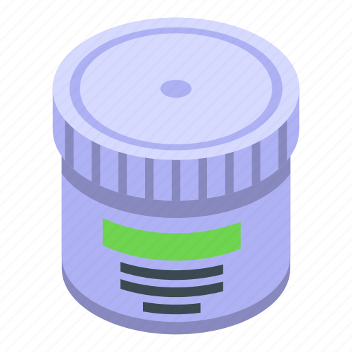 Arthritis, cream, jar, isometric icon - Download on Iconfinder