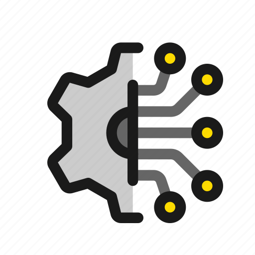 Gear, brain, artificial, intelligence, ai, machine, learning icon - Download on Iconfinder