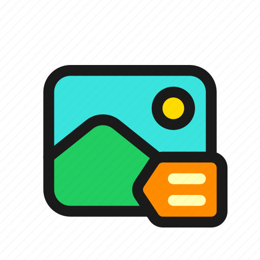 Image, picture, tag, tagging, auto, photo, geotag icon - Download on Iconfinder
