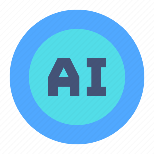 Ai, button, artificial intelligence, technology disruption icon - Download on Iconfinder