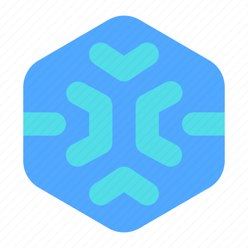 Hexagon, ai, chip, artificial intelligence icon - Download on Iconfinder