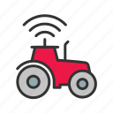 smart tractor, agriculture, farming, transport, vehicle, shipment, express, freight