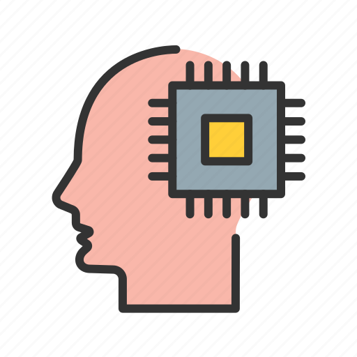 Robotics, intelligent, brain, chip, automation, head, engineering icon - Download on Iconfinder