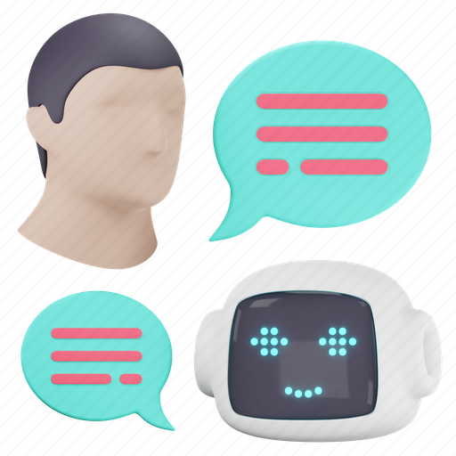 Chat, bot, robot, service, talk, bubble, human icon - Download on Iconfinder