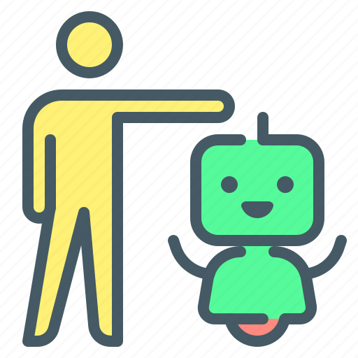 Artificial, intelligence, ai, person, robot, bot icon - Download on Iconfinder