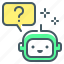 chat, bot, chatbot, artificial, intelligence, ai, question, robot 