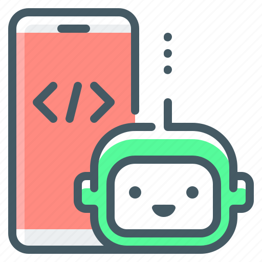 Coding, code, chatbot, artificial, intelligence, ai, mobile icon - Download on Iconfinder