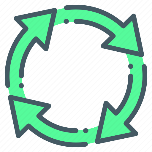Cycle, consistency, recycling, arrows, rotate, around icon - Download on Iconfinder