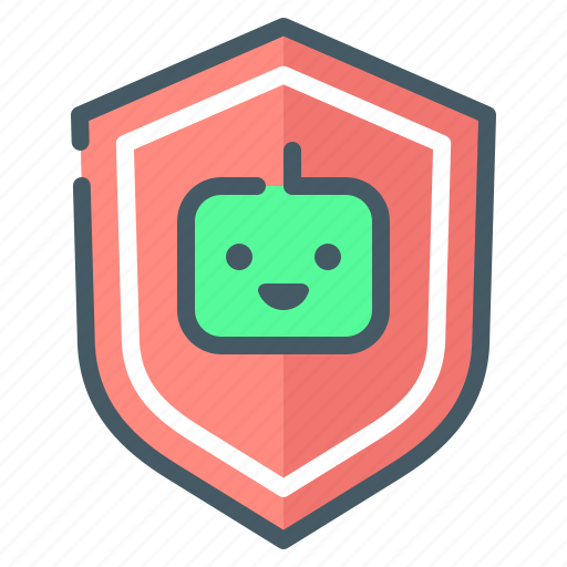 Protection, shield, artificial, intelligence, ai, bot, robot icon - Download on Iconfinder