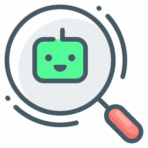 Search, magnifier, magnifying, artificial, intelligence, ai icon - Download on Iconfinder