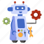 robot maintenance, artificial intelligence, ai, mechanical person, robot repair 
