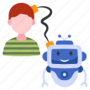 man vs robot, humanoid, ai, artificial intelligence, bionic man