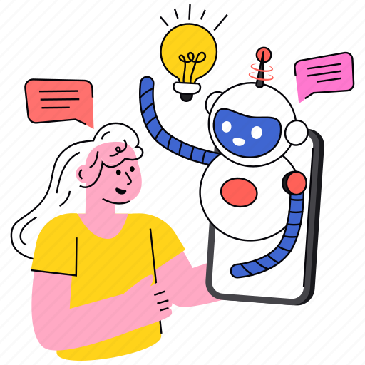 Robot, assistant, suit, secretary, support illustration - Download on Iconfinder