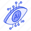 cyber, eye, artificial, intelligence, cybernetics, mechanical, technology 