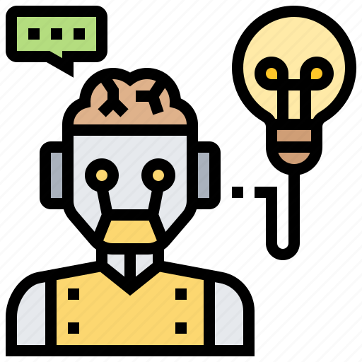Artificial, creative, intelligent, robot, thinking icon - Download on Iconfinder