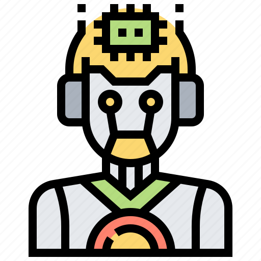 Android, cyborg, microchip, microprocessor, robot icon - Download on Iconfinder