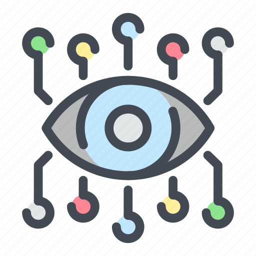 Ai, connection, data, eye, link, network, vision icon - Download on Iconfinder
