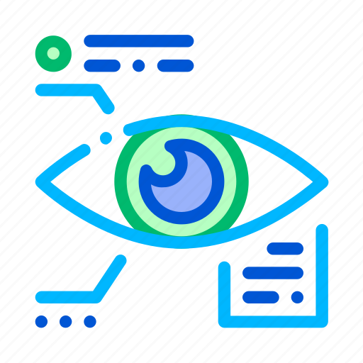 Biometric, data, eye, information icon icon - Download on Iconfinder