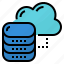 cloud, data, servers, storage 