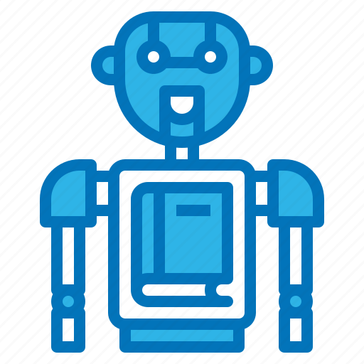 Ai, artificial, intelligence, library, robot icon - Download on Iconfinder