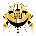 spacecraft, spaceship, flying, fantasy, futuristic