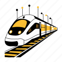 ai train, locomotive, travel, transport, technology 