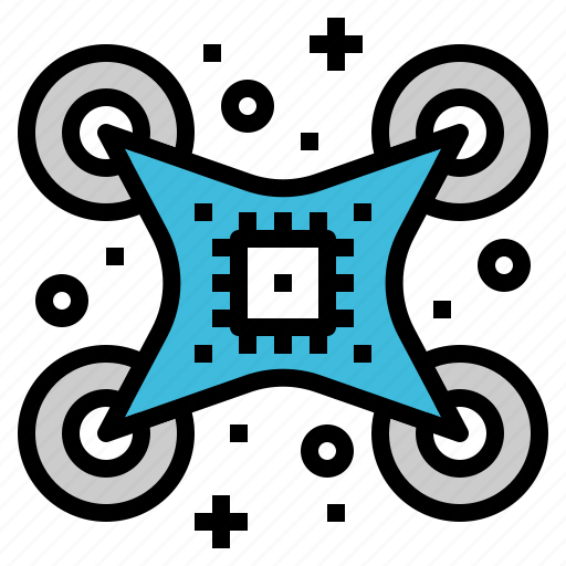 Chip, drone, fly, robot icon - Download on Iconfinder
