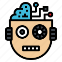 android, brain, cyborg, robot