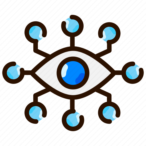 Ai, artificial intelligence, eye, neural networks, virtual reality, vision icon - Download on Iconfinder