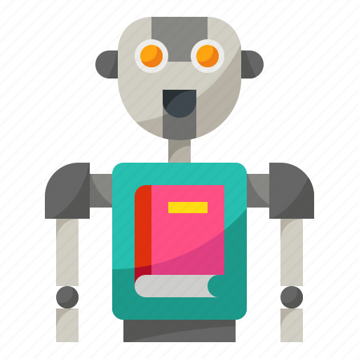 Ai, artificial, intelligence, library, robot icon - Download on Iconfinder