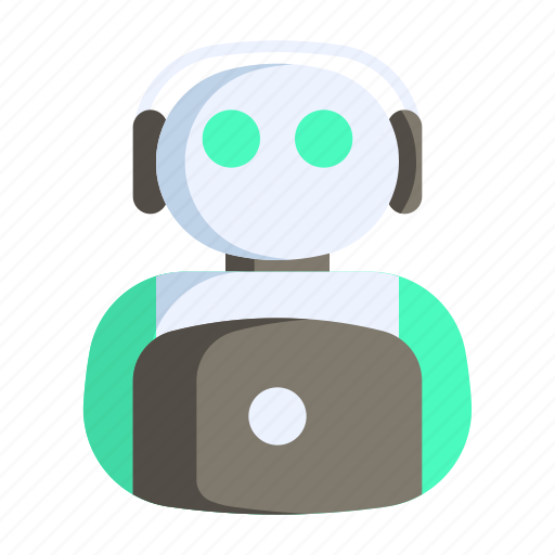 Intelligent, assistant, robot, help, chatbot, science, cyborg icon - Download on Iconfinder