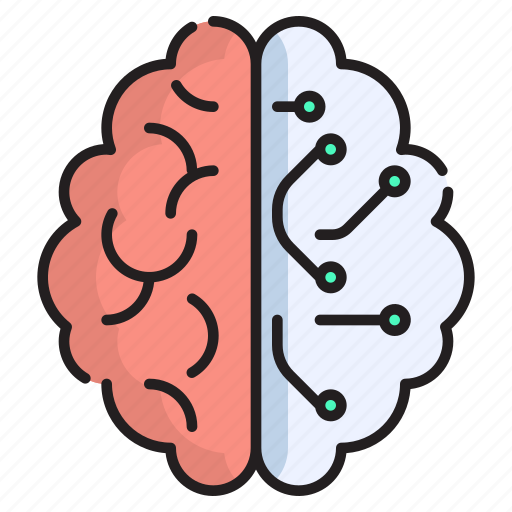 Brain, science, mind, robot, cyborg, neural, chip icon - Download on Iconfinder