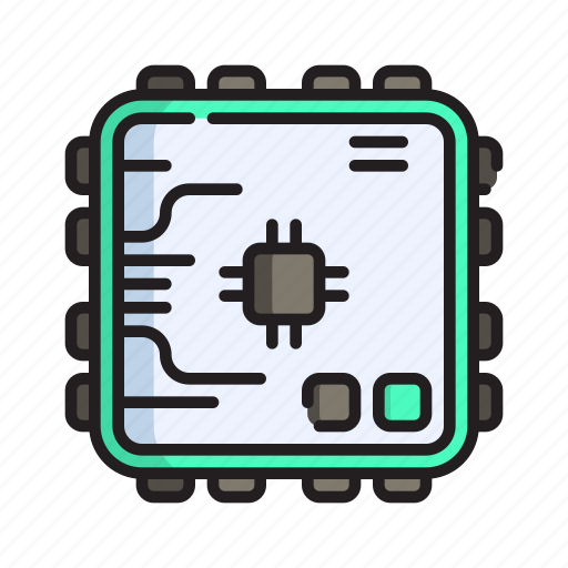 Embedded, network, chip, card, data, device, microchip icon - Download on Iconfinder