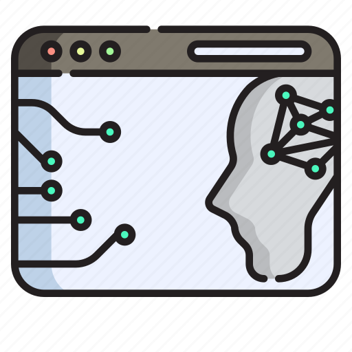 Interaction, robot, machine, science, cyborg, learning, brain icon - Download on Iconfinder