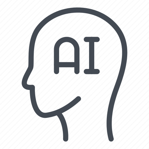 Ai, artificial, head, intelligence, machine, mind, robot icon - Download on Iconfinder