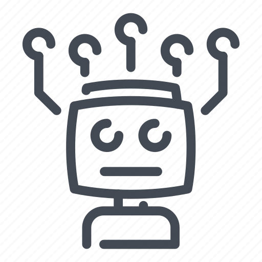 Ai, android, connect, machine, network, robot, technology icon - Download on Iconfinder