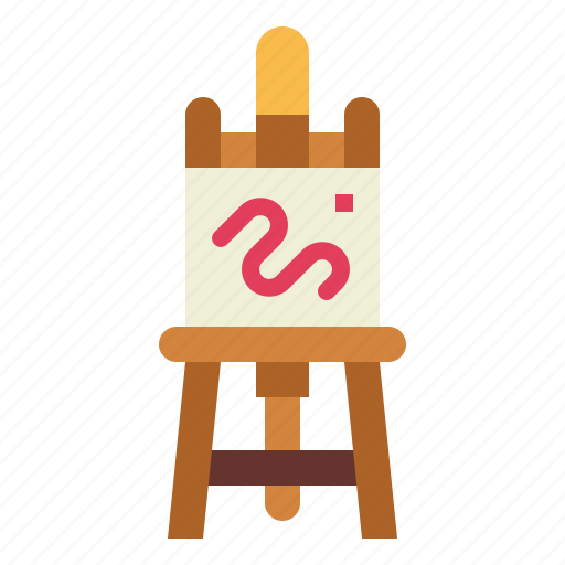 Easel, painting, canvas, art, studio icon - Download on Iconfinder