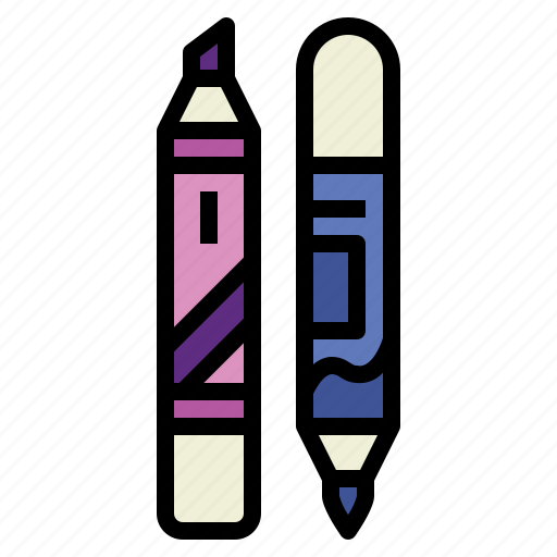 Marker, pen, stationary, drawing, art, supplies icon - Download on Iconfinder