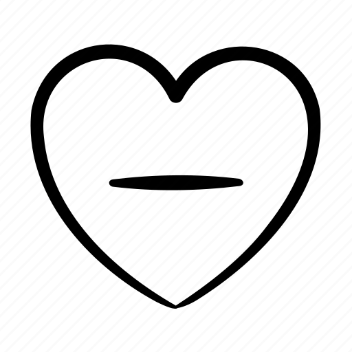 Heart, min, minus, decrease, damaged, health icon - Download on Iconfinder