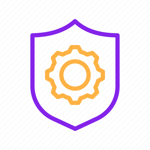 Configuration, gdpr, protection, security, shield icon - Download on Iconfinder